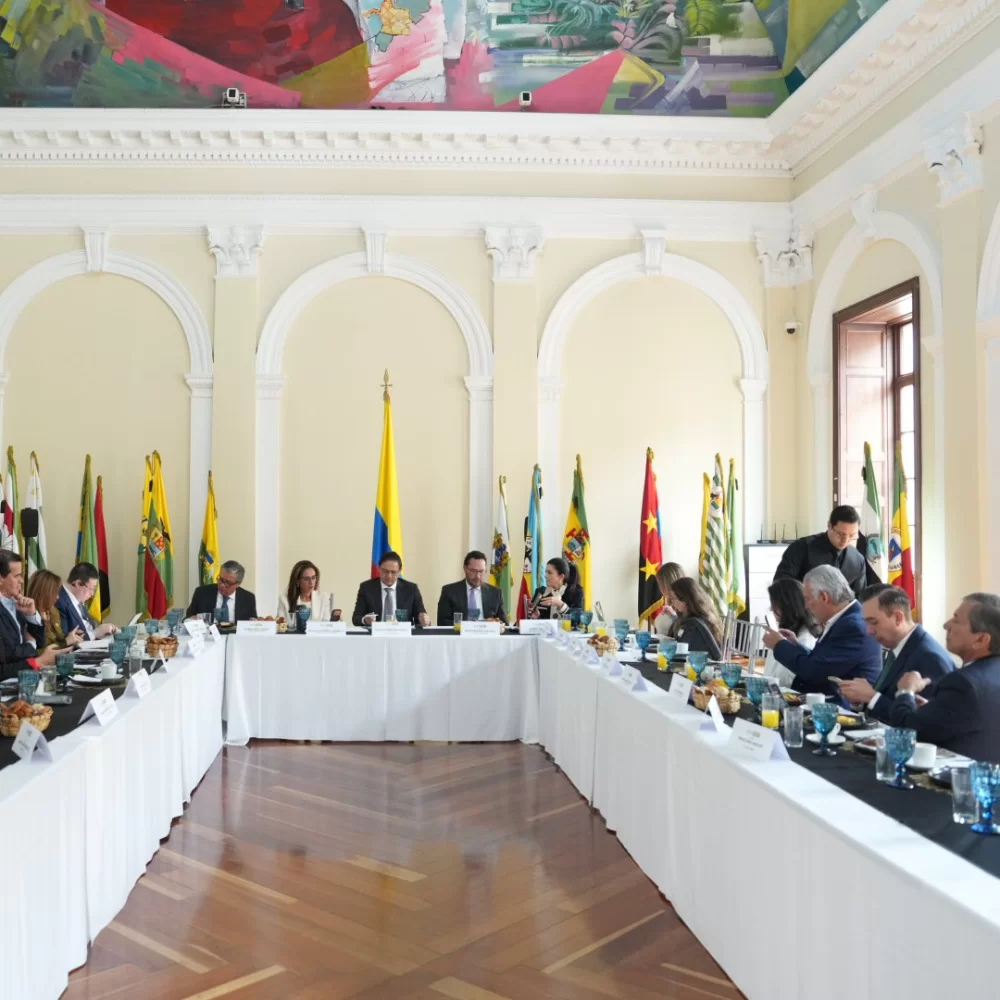 Reunión del Consejo Gremial Nacional con el presidente del Senado Honorio Henríquez